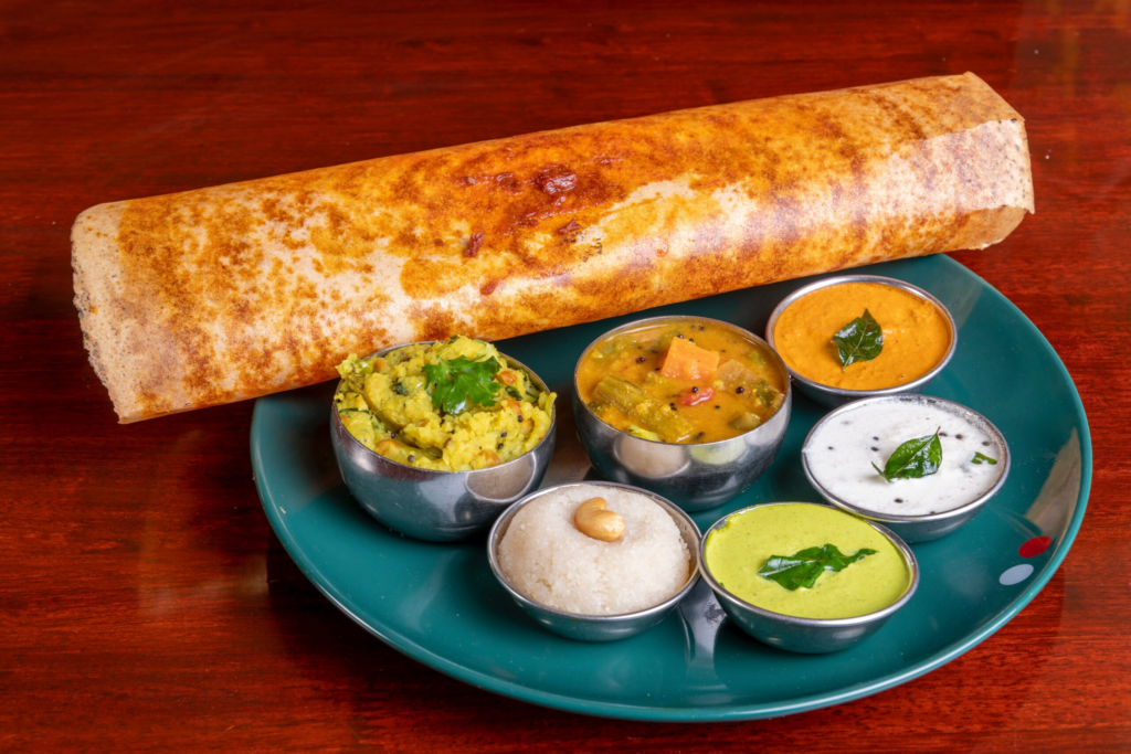 south indian dosa street food in hyderabad