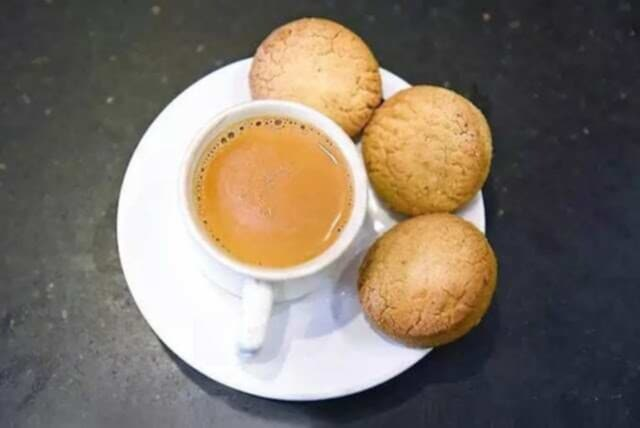 Famous Irani chai and Osmania Biscuits